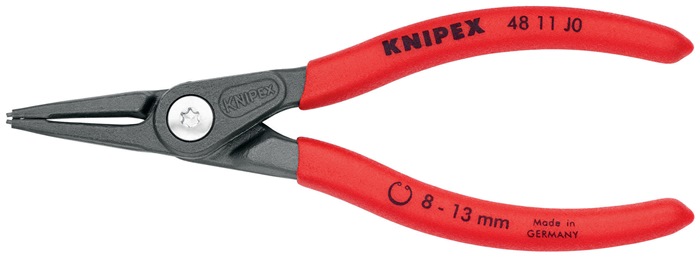 Knipex Präzisionssicherungsringzange 48 11 J0 für Bohrungen 8 - 13 mm Länge 140 mm