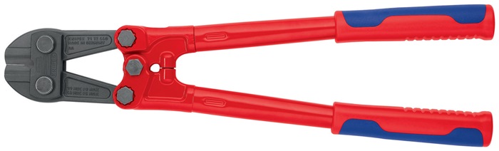 Knipex Bolzenschneider 71 72 460 Länge 460 mm mit Mehrkomponenten-Hüllen weich 8 mm mittel 6 mm hart 5 mm