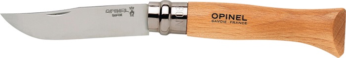 OPINEL Taschenmesser  Heftlänge 110 mm Klingenlänge 85 mm Länge geöffnet 195 mm rostfrei Hartholz