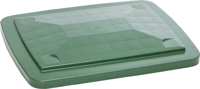 CRAEMER Deckel  L790xB605mm grün HD-Polyethylen für Transportbehälter 210 l