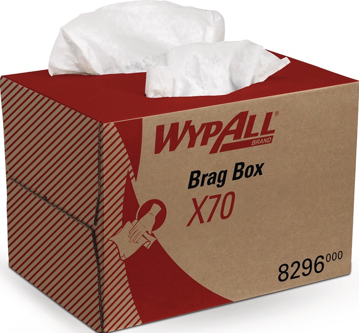WYPALL Wischtuch WypAll® X70 8296 L426xB282ca. mm weiß 1-lagig