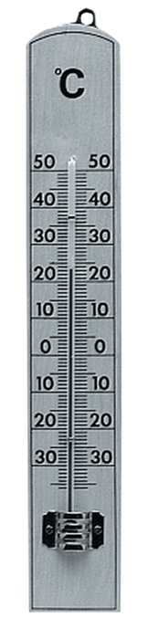 TFA Zimmerthermometer  Messbereich -30 bis 50°C H206xB35xT15mm Buche 10 Stück