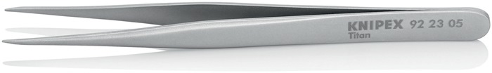 Knipex Präzisionspinzette 92 23 05 Länge 120 mm gerade Titan, rostfrei, antimagnetisch, säurefest