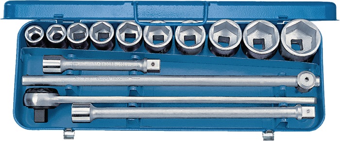 GEDORE Steckschlüsselsatz 32 EMU-2 14-teilig 3/4" Schlüsselweiten 22-50 mm Anzahl Zähne 50 6-Kant