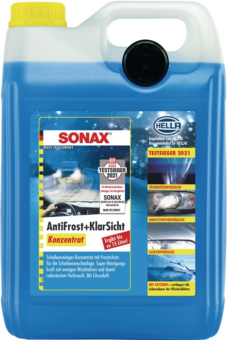 SONAX Scheibenreiniger AntiFrost + KlarSicht Konzentrat 5 l