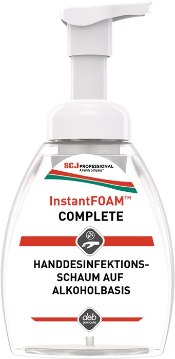 STOKO Schaum-Handdesinfektionsmittel InstantFOAM® Complete 250 ml  EN1499, EN14476, EN14348