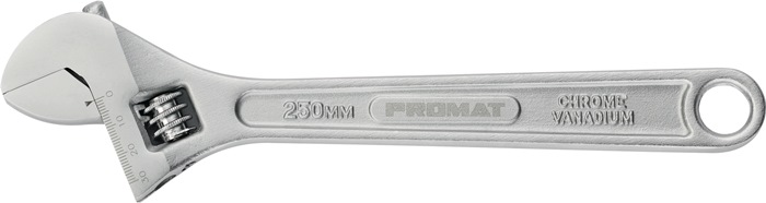 PROMAT Rollgabelschlüssel  max. 28 mm Länge 250 mm mit Einstellskala
