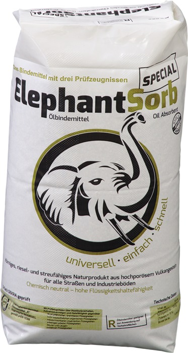 RAW Universalbindemittel Elephant Sorb Spezial Inhalt 20 l / ca. 7,5 kg