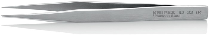 Knipex Präzisionspinzette 92 22 04 Länge 130 mm gerade rostfrei, antimagnetisch
