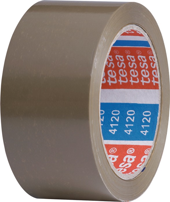 TESA Verpackungsklebeband PVC tesapack® 4120 chamois Länge 66 m Breite 50 mm 6 Stück