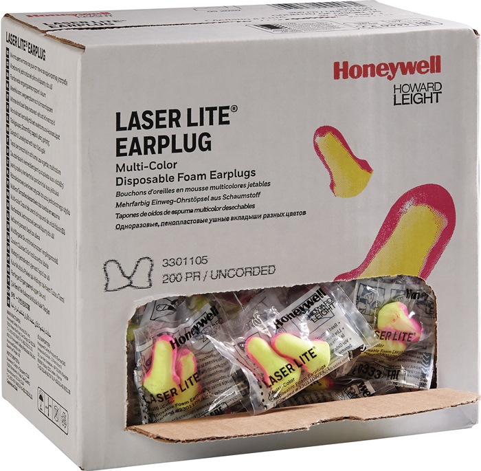 HONEYWELL Gehörschutzstöpsel Laser Lite EN 352-2 SNR 35 dB 200 Paar / Box