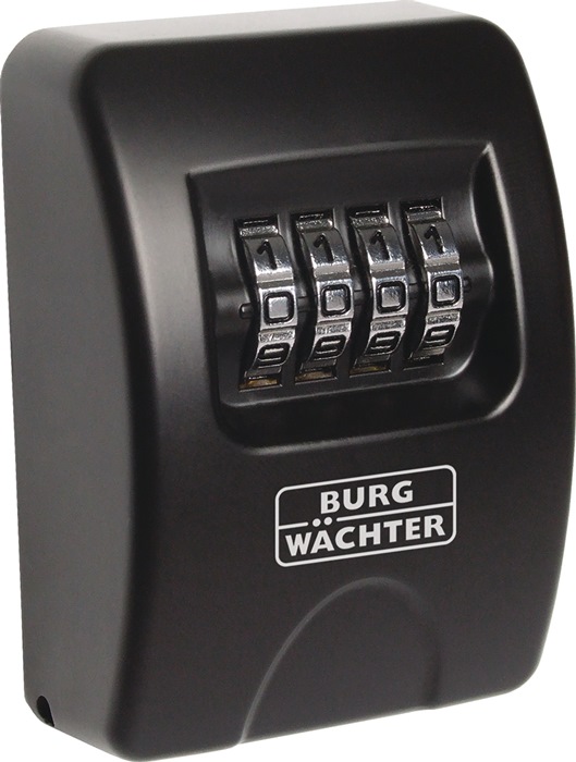 BURG-WÄCHTER Schlüsseltresor Key Safe 10 H85xB61xT39mm Zahlenschloss Anzahl Haken 1