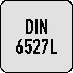 PROMAT Schaftfräser DIN 6527 L Typ NR  16 mm Einsatzlänge 40 mm VHM TiAlN DIN 6535 HB Schneidenanzahl 4 lang