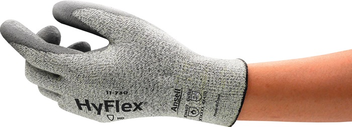 ANSELL Schnittschutzhandschuh HyFlex® 11-730 Größe 10 grau PSA-Kategorie II 12 Paar