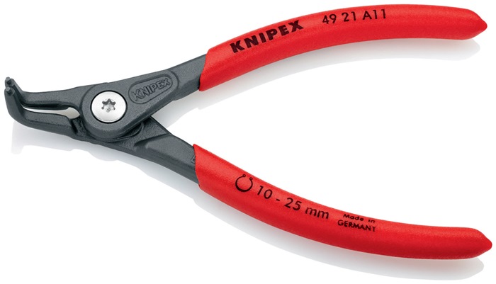 Knipex Außensicherungsringzange 49 21 A11 für Wellen 10 - 25 mm Länge 130 mm