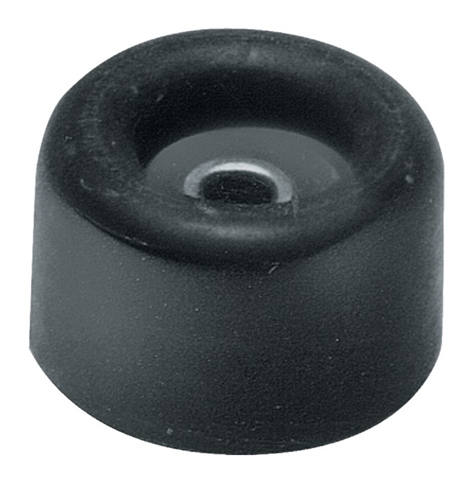 Türpuffer  Ø 30 mm Höhe 18 mm Gummi schwarz Dübelmontage 100 Stück