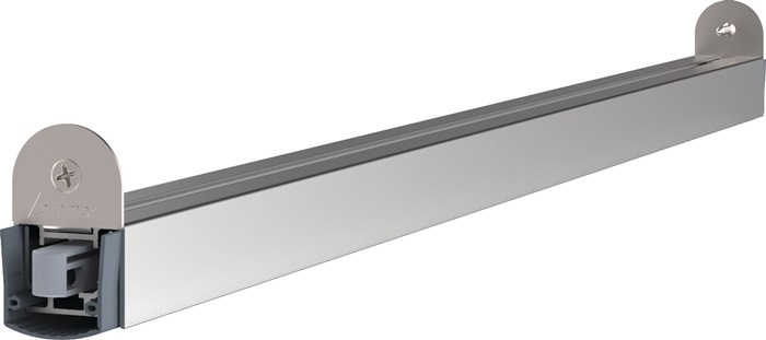 ATHMER Türdichtung Stadi L-24/20 WS 1-seitig Länge 900 mm Aluminium alu blank silber