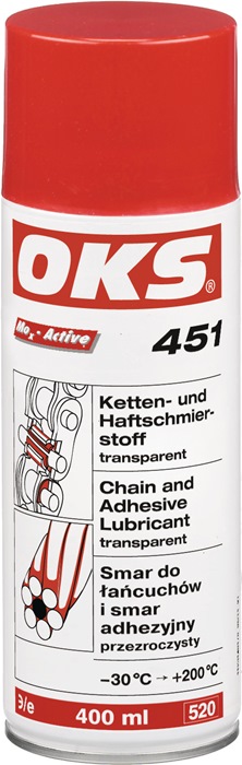OKS Ketten- und Haftschmierstoff OKS 451 400 ml transparent 12 Dosen