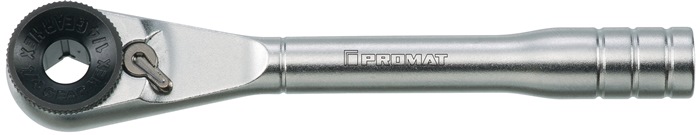 PROMAT Bit-/Hebelumschaltknarre  1/4" direkte Bitaufnahme Länge 95 mm 72 Zähne