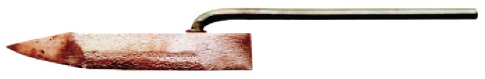 SIEVERT Kupferstück  Hammerform, spitz 350 g