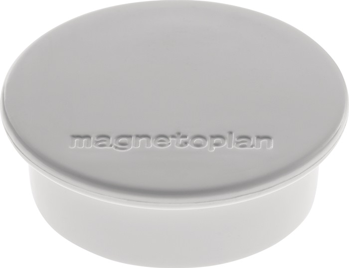 MAGNETOPLAN Magnet Premium Ø 40 mm grau 10 Stück