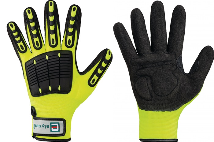 ELYSEE Handschuh Resistant Größe 9 leuchtend gelb/schwarz PSA-Kategorie II