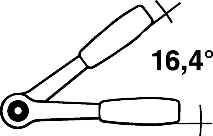 STAHLWILLE Ratschenringschlüssel 25 14 x 15 mm 12-KT. Länge 170 mm Anzahl Zähne 22
