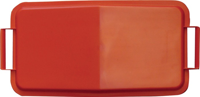 GRAF Deckel  PP rot B285xT555mm passend für Abfallsammler 60 l