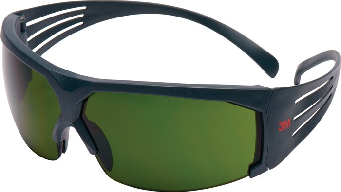 3M Schweißerbrille SecureFit™SF600 EN 166 Polycarbonat Bügel grau, Scheibe grün IR 3,0