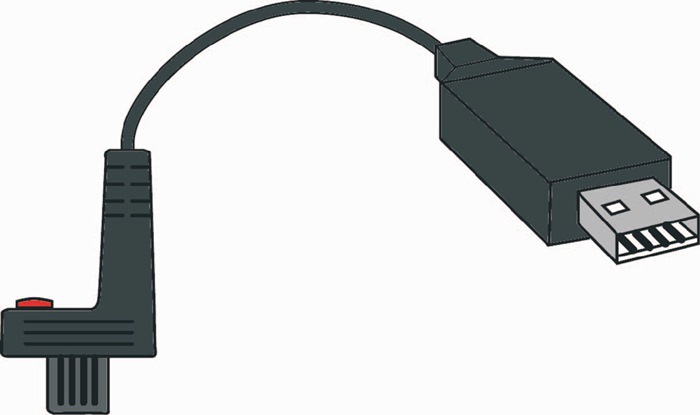 HELIOS PREISSER Datenkabel DIGI-MET® USB passend zu Data-Variable Länge 2 m