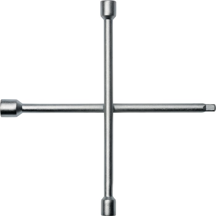 PROMAT Kreuzschlüssel  17 x 19 x 22 x 12,5(1/2" 4-kant) L350 mmxB350mm