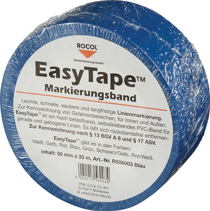 ROCOL Bodenmarkierungsband Easy Tape PVC blau Länge 33 m Breite 50 mm