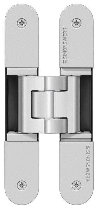 SIMONSWERK Objektband Tectus® TE 340 3D Stahl F1-farbig 80 kg DIN links / rechts stumpfe Türen