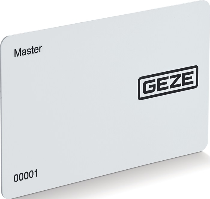 GEZE Zutrittskontrollsystem GCER 300 Systemkarte Master weiß Systemkarte Master RFID-Transponderkarte