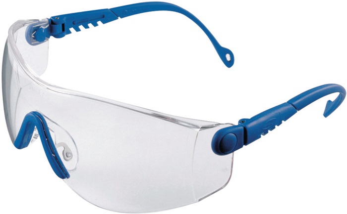 HONEYWELL Schutzbrille Op-Tema EN 166-1FT Bügel blau, Scheibe klar Polycarbonat