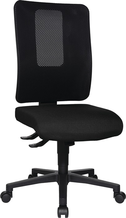 TOPSTAR Bürodrehstuhl  mit Synchrontechnik schwarz/schwarz 460-560 mm ohne Armlehnen Tragfähigkeit 110 kg