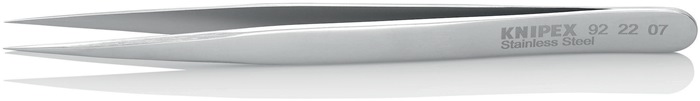 Knipex Präzisionspinzette 92 22 07 Länge 115 mm gerade rostfrei, antimagnetisch, säurefest