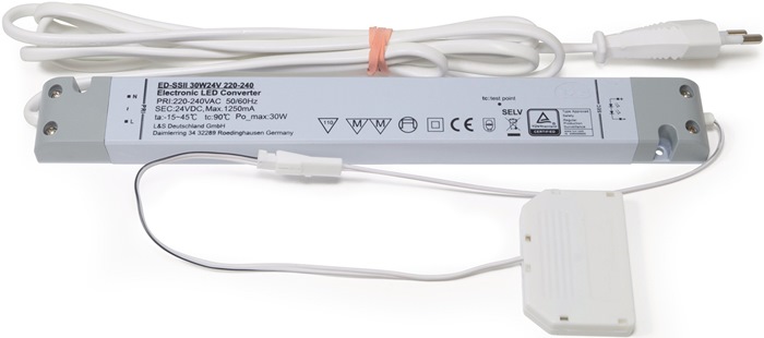 L&S LED-Konverter  230 V 24 V 30 W 6-fach Verteiler