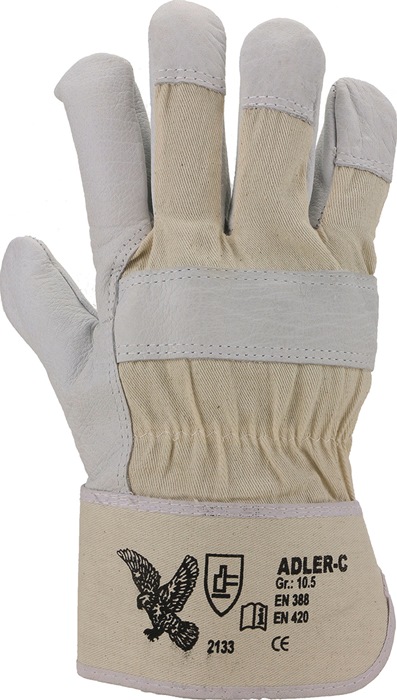 ASATEX Handschuhe Adler-C Größe 10,5 naturfarben  PSA-Kategorie II 12 Paar