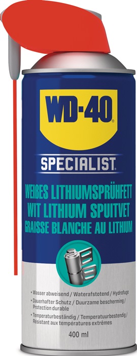 WD-40 SPECIALIST Lithiumsprühfett  400 ml cremefarben NSF H2 12 Dosen