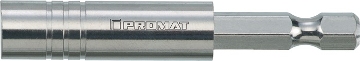 PROMAT Bithalter  1/4" F 6,3 1/4" C 6,3 Magnet Länge 65 mm