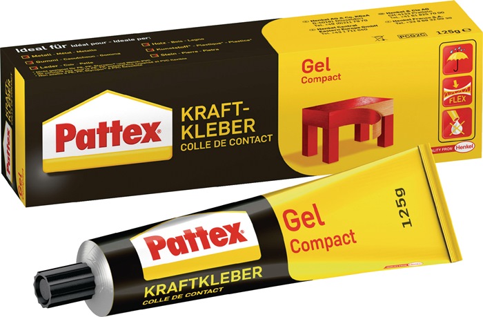 PATTEX Kraftkleber Gel Compact -40°C bis +70°C 125 g 12 Tuben