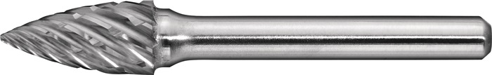 PROMAT Frässtift SPG Special Steel 12 mm Kopflänge 25 mm Schaft 6 mm VHM Kreuzverzahnung