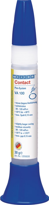 WEICON Cyanacrylatklebstoff Contact VA 100 30 g  farblos 20 Pen-System