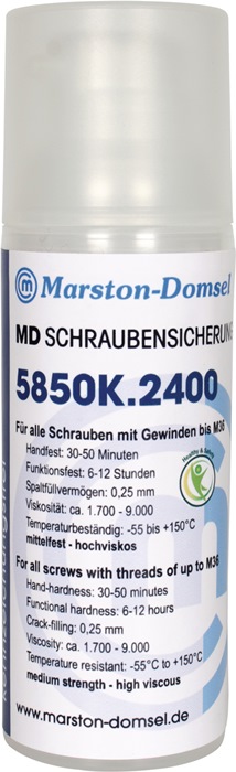MARSTON Schraubensicherung  50 g mittelfest hochvikos blau 20 Pumpdosierer