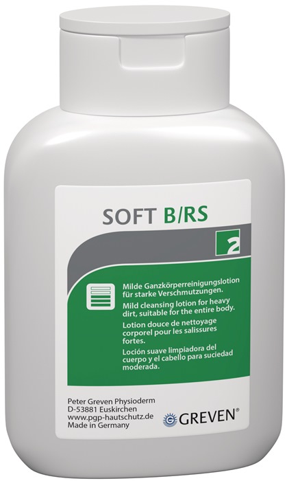 GREVEN Hautreinigungslotion GREVEN® SOFT B/RS 250 ml Flasche  mittlere bis starke Verschmutzungen