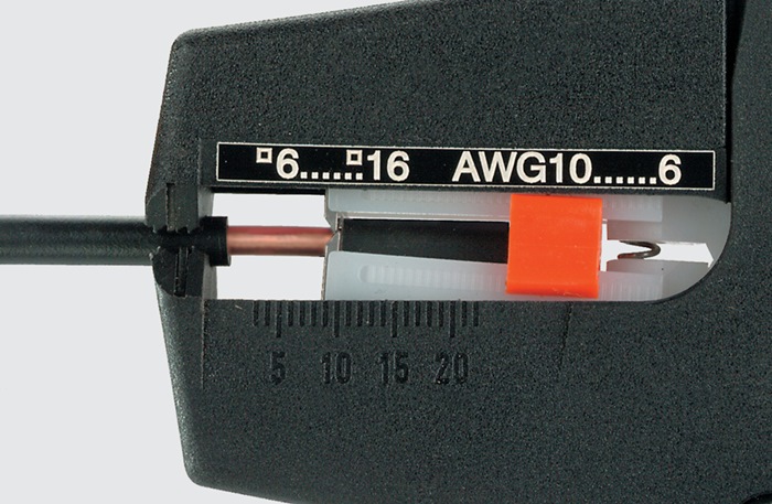 WEIDMÜLLER Automatikabisolierzange Stripax® 16 Länge 190 mm 6 - 16 (AWG 10... 6) mm²