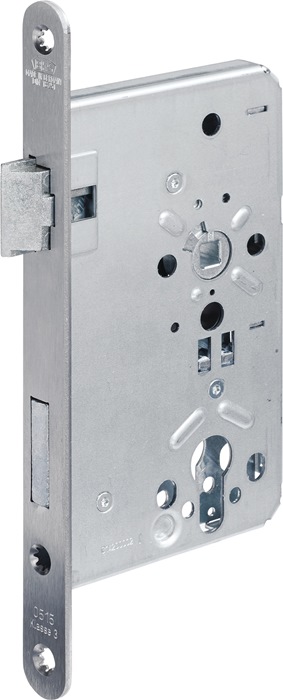 BKS Zimmertür-Einsteckschloss 0515 PZ 24/ 55/72/8 mm DIN links Edelstahl abgerundet Klasse 3 Zinkdruckgruss