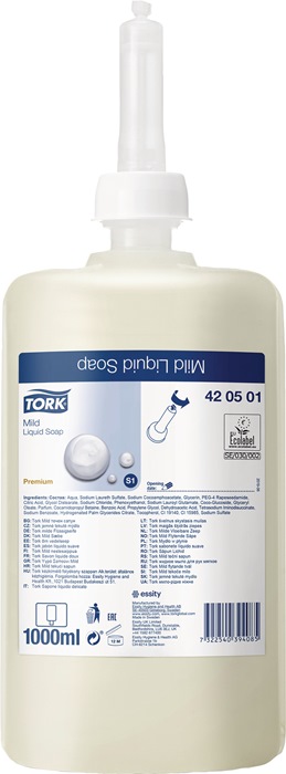 TORK Seifencreme TORK Premium 420501 1 l passend für Spender 9000 474 157 parfümiert