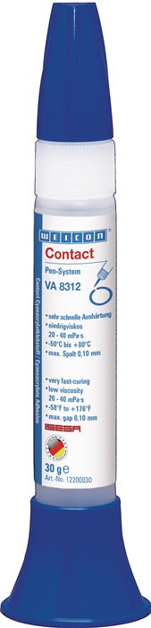 WEICON Cyanacrylatklebstoff Contact VA 8312 30 g ISEGA farblos